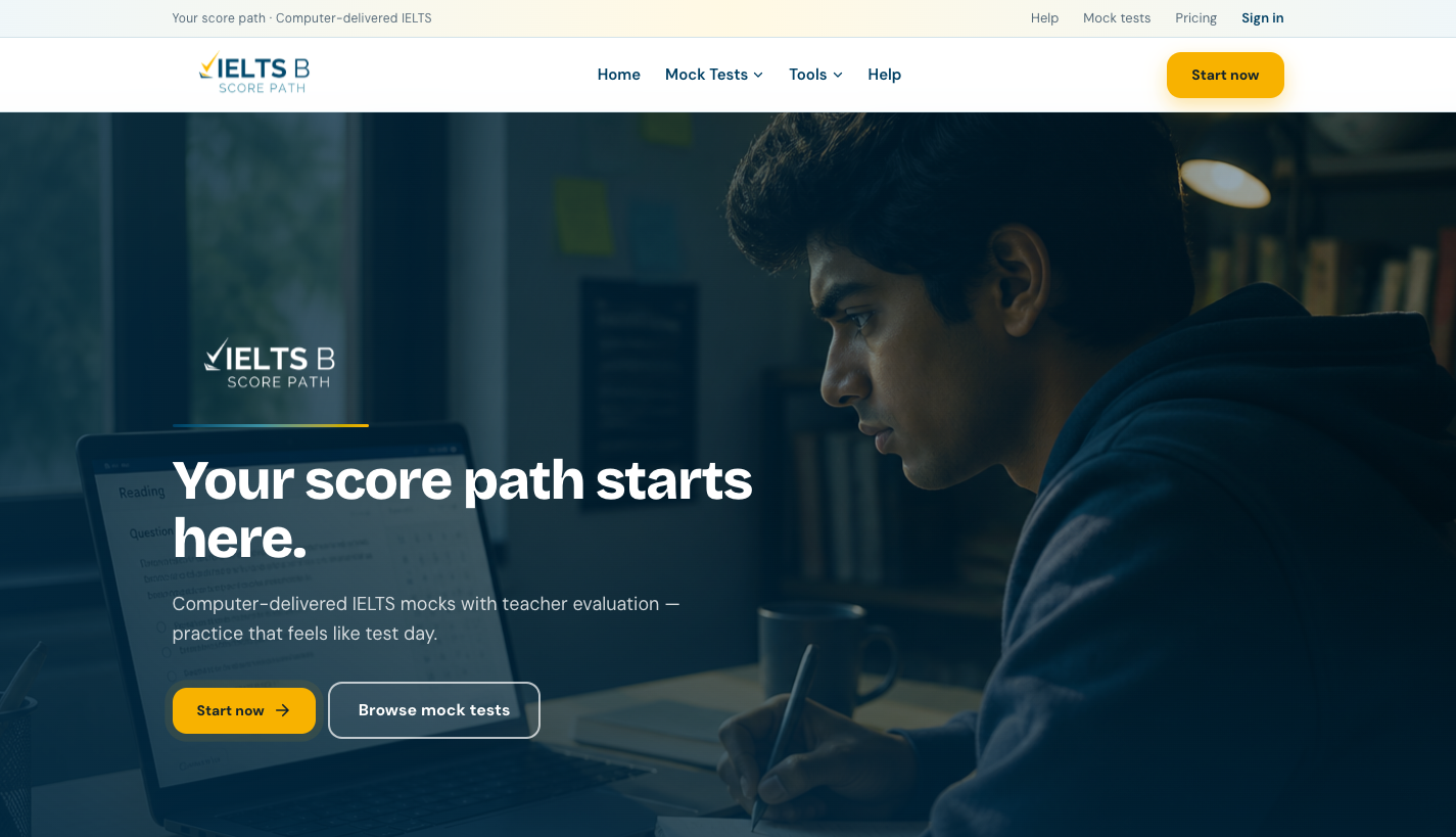 IELTS B Score Path